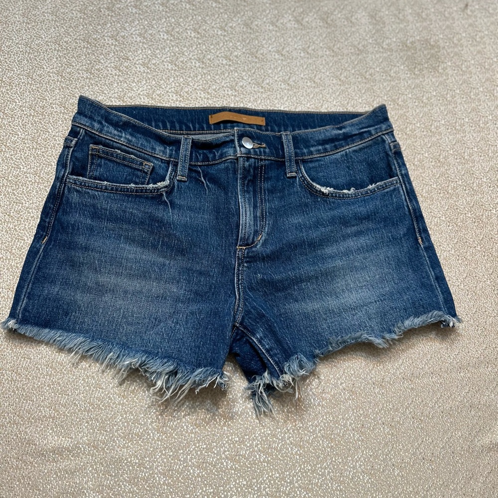 Joe’s Jeans The Ozzie Denim Frayed Hem Women Shorts size 29